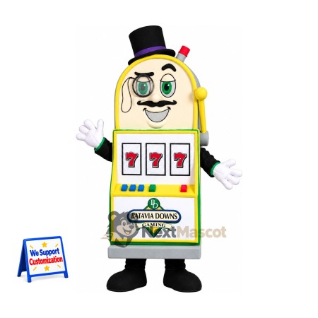 Slot Machine Mascot Costume Slot Machine Mascot Costume