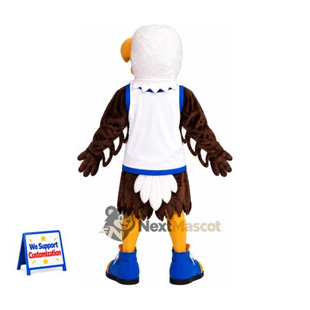 Bald Eagle Mascot Costume - White Shirt for Community Events Bald Eagle Mascot Costume - White Shirt for Community Events