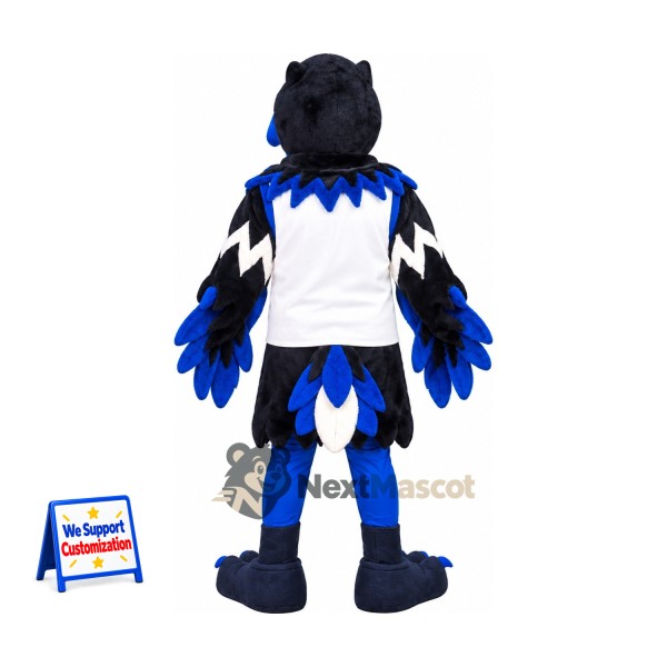 Bird Mascot Costume - Blue, White Shirt Bird Mascot Costume - Blue, White Shirt