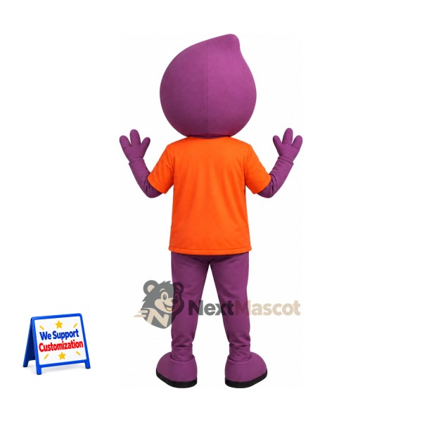 Location Pin Character Mascot Costume - Purple
