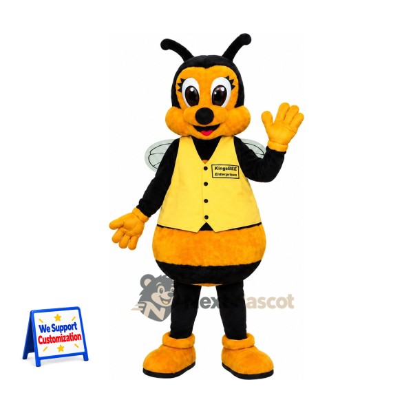 Bee Mascot Costume - Yellow Vest for Garden Events