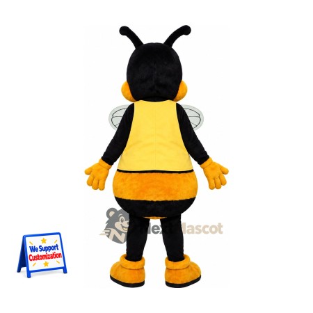 Bee Mascot Costume - Yellow Vest for Garden Events Bee Mascot Costume - Yellow Vest for Garden Events