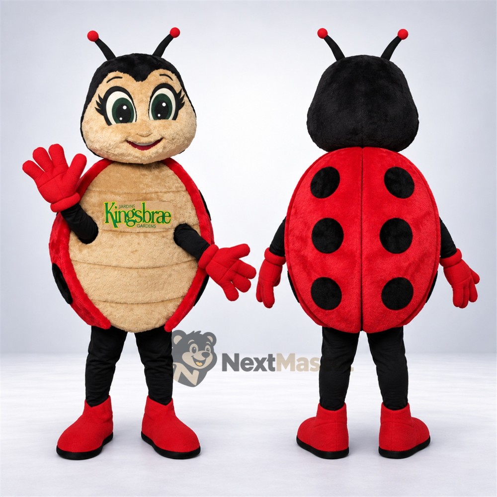 Ladybug Mascot Costume - Red for Festivals Ladybug Mascot Costume - Red for Festivals
