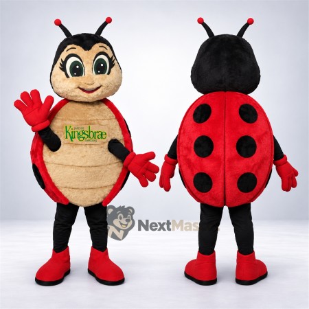 Ladybug Mascot Costume - Red for Festivals Ladybug Mascot Costume - Red for Festivals