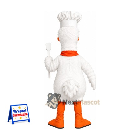 Duck Mascot Costume - Chef Style for Parades Duck Mascot Costume - Chef Style for Parades