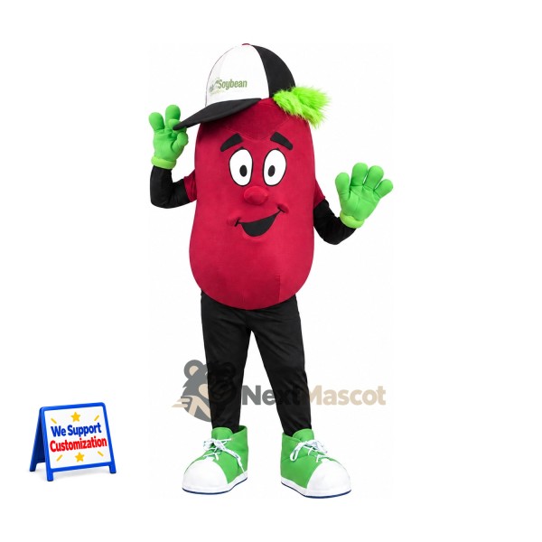 Beet Mascot Costume - Black Cap