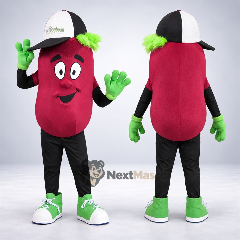 Beet Mascot Costume - Black Cap Beet Mascot Costume - Black Cap