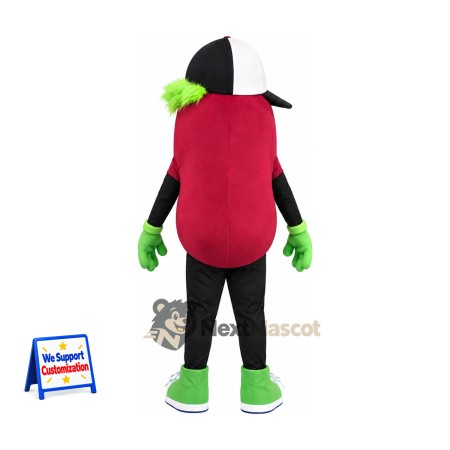 Beet Mascot Costume - Black Cap Beet Mascot Costume - Black Cap