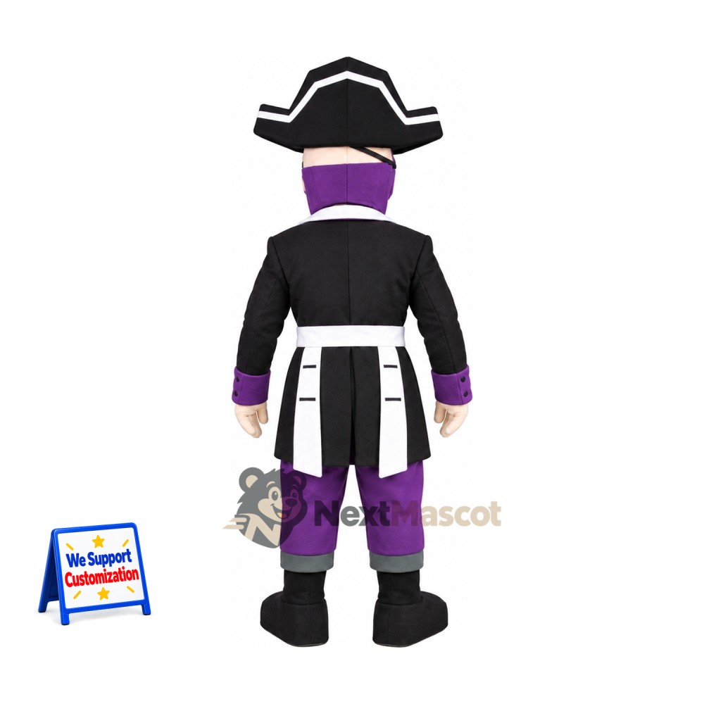 Pirate Mascot Costume - Purple Pirate Mascot Costume - Purple
