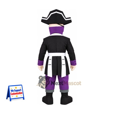 Pirate Mascot Costume - Purple Pirate Mascot Costume - Purple