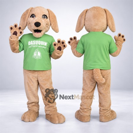 Dog Mascot Costume - Green Shirt Dog Mascot Costume - Green Shirt