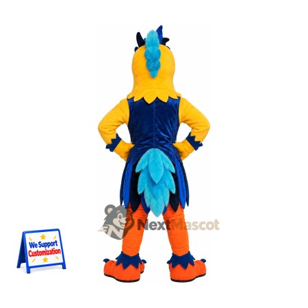 Parrot Mascot Costume - Yellow and Blue Parrot Mascot Costume - Yellow and Blue
