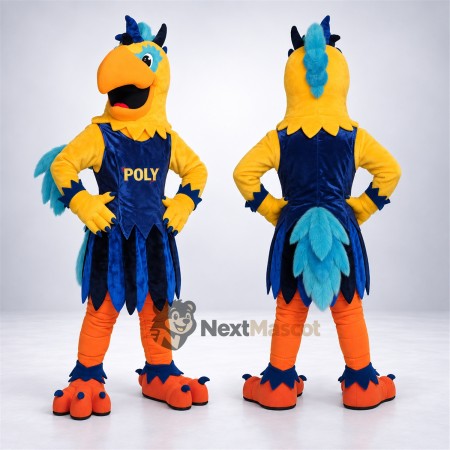 Parrot Mascot Costume - Yellow and Blue Parrot Mascot Costume - Yellow and Blue