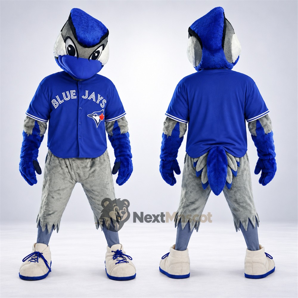 Blue Jay Mascot Costume - Blue Shirt Blue Jay Mascot Costume - Blue Shirt
