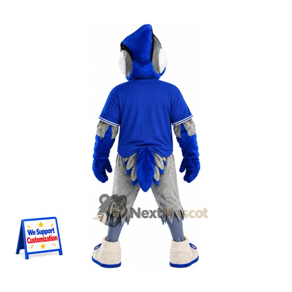 Blue Jay Mascot Costume - Blue Shirt Blue Jay Mascot Costume - Blue Shirt