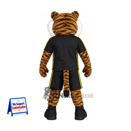 Tiger Mascot Costume - Black Uniform for Birthday Parties Tiger Mascot Costume - Black Uniform for Birthday Parties