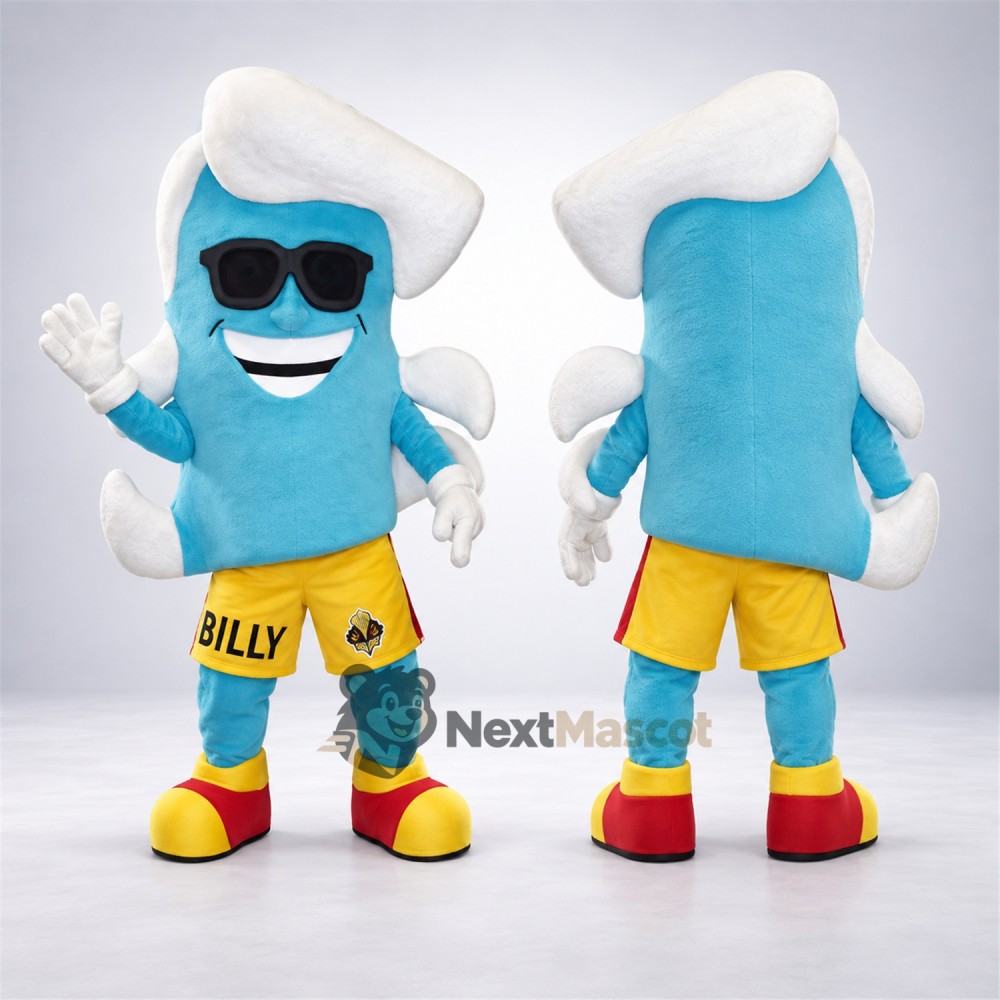 Tooth Superhero Mascot Costume Tooth Superhero Mascot Costume