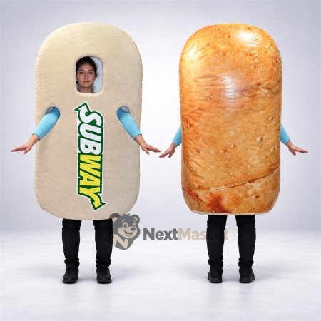 Sub Sandwich Mascot Costume
