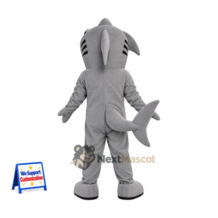 Shark Mascot Costume - Gray, White Belly Shark Mascot Costume - Gray, White Belly