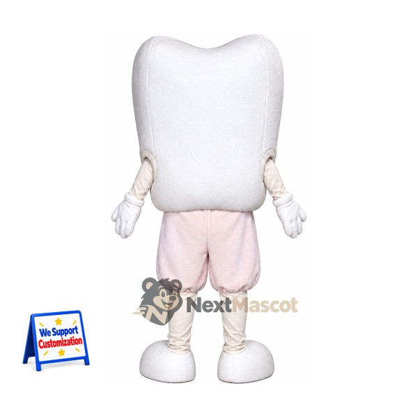 Tooth Mascot Costume - Pink Pants Tooth Mascot Costume - Pink Pants