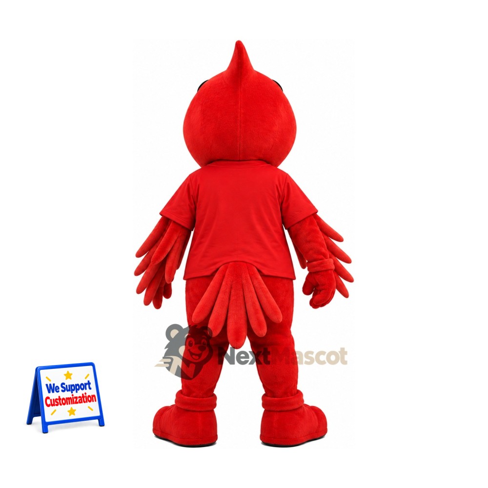 Liver Bird Mascot Costume - Red Liver Bird Mascot Costume - Red