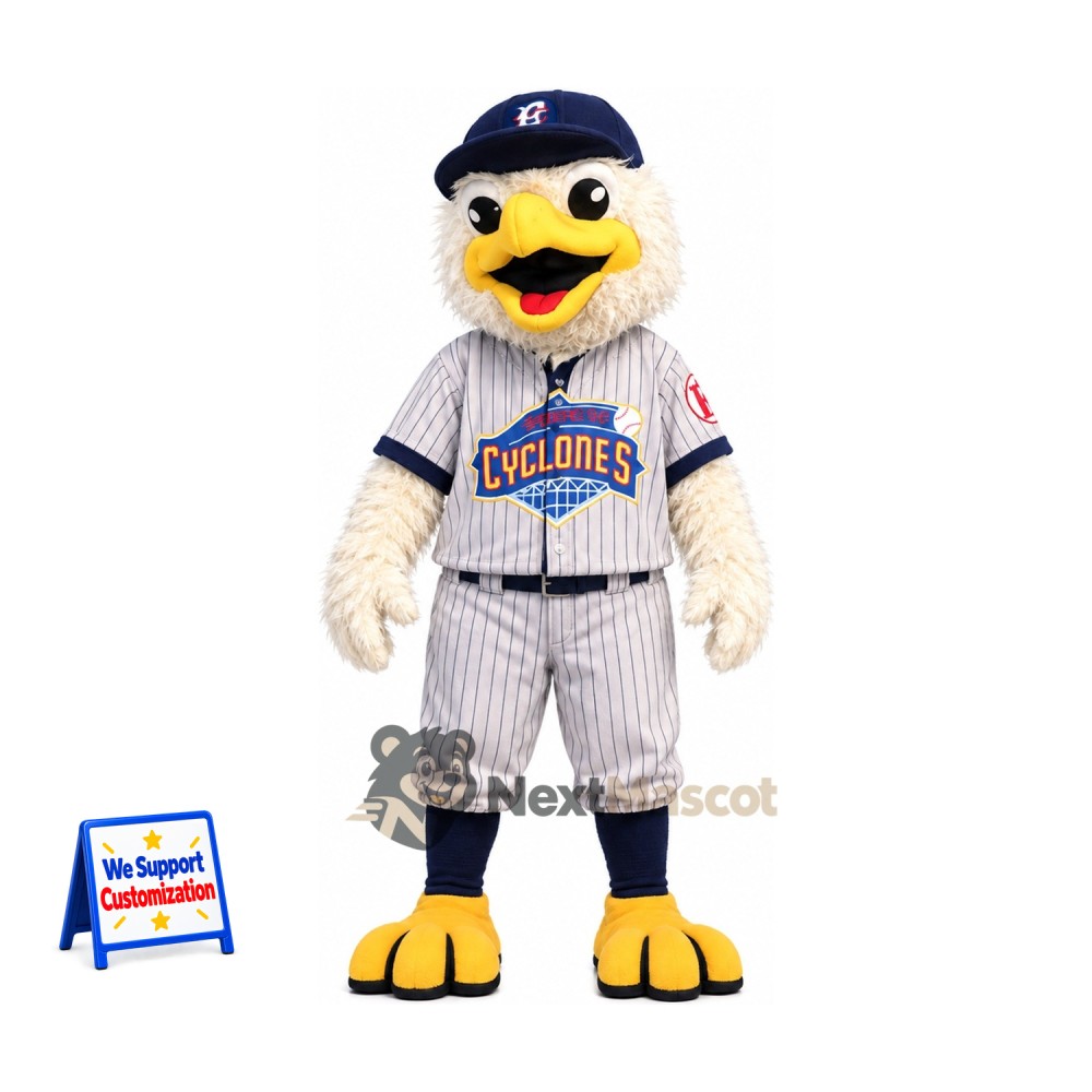 Seagull Mascot Costume - Baseball Uniform for Parades Seagull Mascot Costume - Baseball Uniform for Parades
