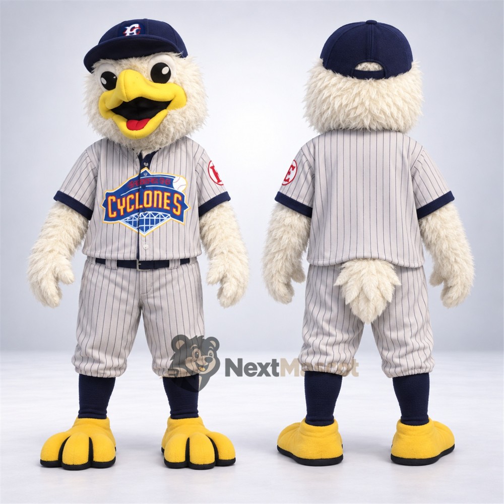 Seagull Mascot Costume - Baseball Uniform for Parades Seagull Mascot Costume - Baseball Uniform for Parades