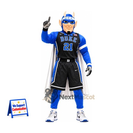 Superhero Mascot Costume - Blue Superhero Mascot Costume - Blue