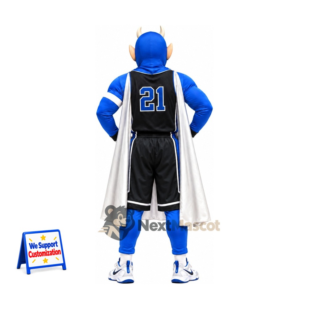Superhero Mascot Costume - Blue Superhero Mascot Costume - Blue