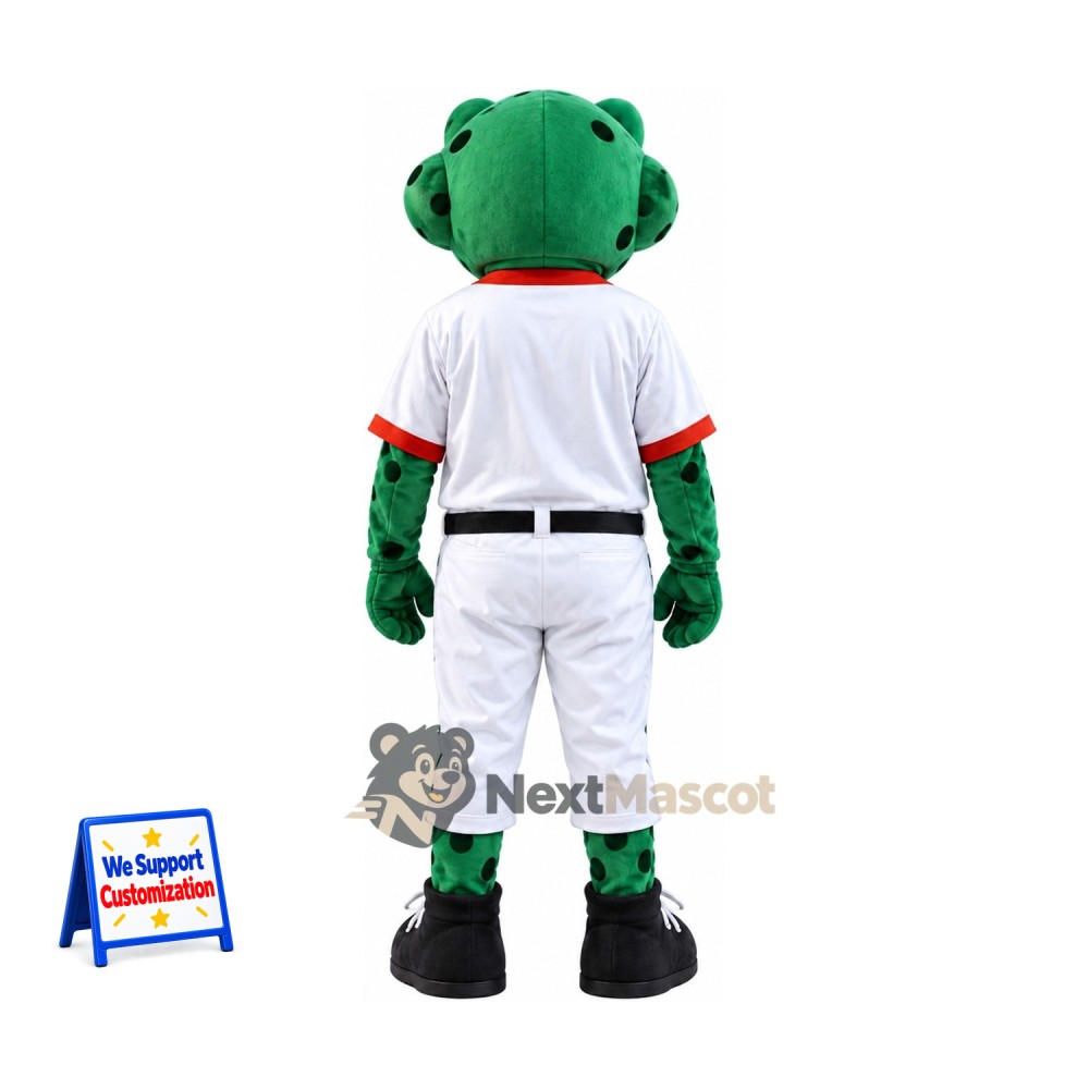 Frog Mascot Costume - Baseball Uniform
