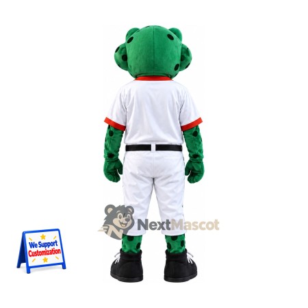 Frog Mascot Costume - Baseball Uniform