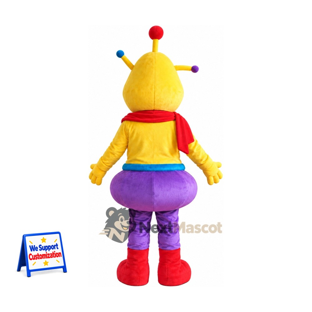 Alien Mascot Costume - Yellow Alien Mascot Costume - Yellow