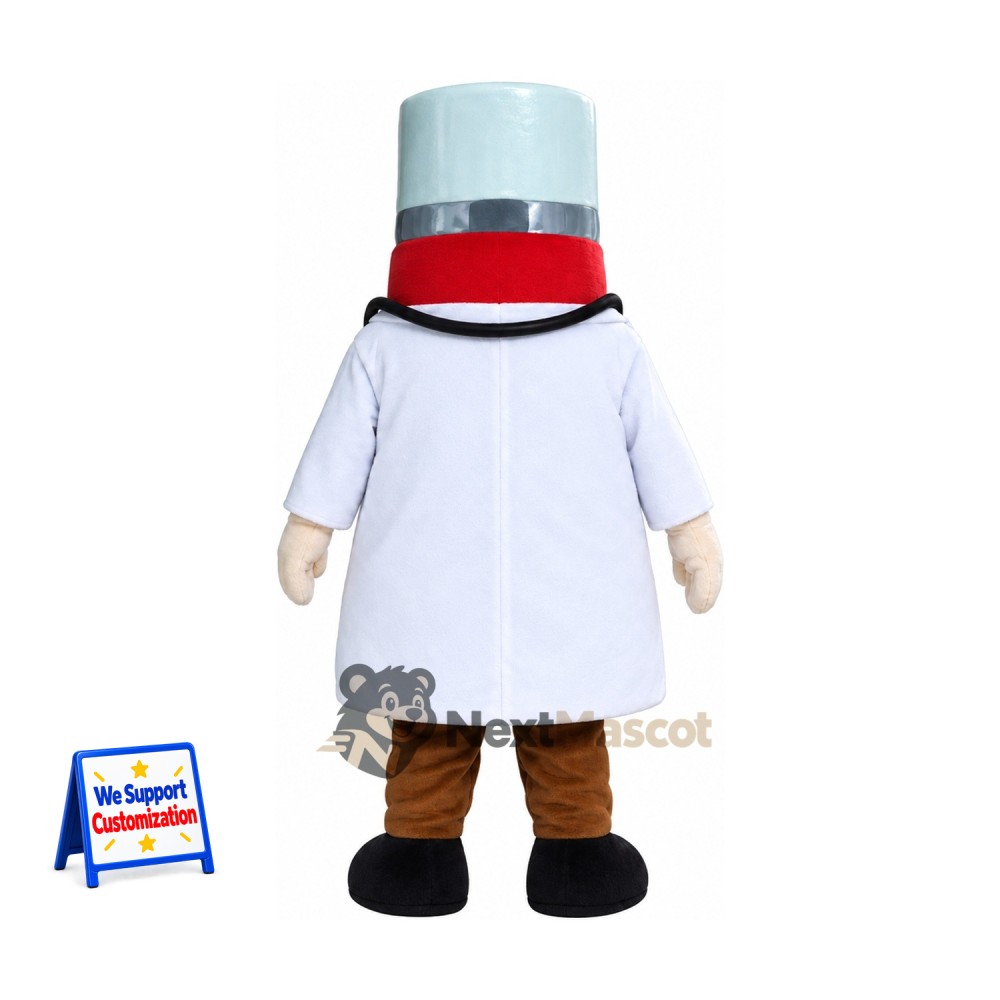 Bottle Mascot Costume - Doctor Style Bottle Mascot Costume - Doctor Style