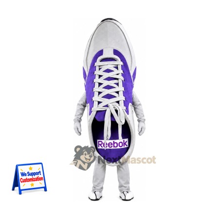 Sneaker Mascot Costume - Purple Sneaker Mascot Costume - Purple