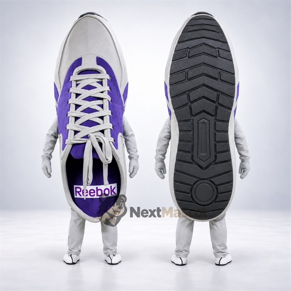 Sneaker Mascot Costume - Purple Sneaker Mascot Costume - Purple