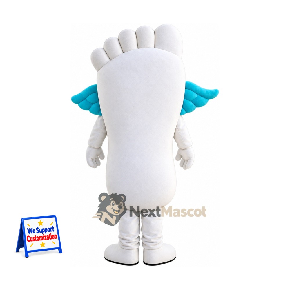 Foot Mascot Costume - White Foot Mascot Costume - White