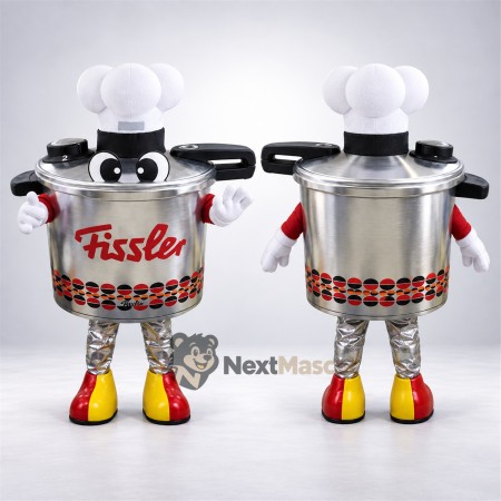 Cooking Pot Mascot Costume - Chef Hat Cooking Pot Mascot Costume - Chef Hat
