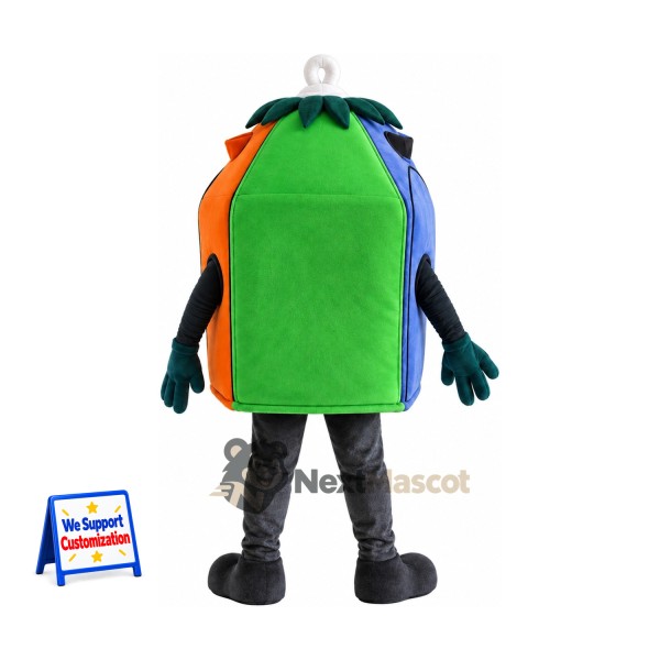 Glass Recycling Bin Mascot Costume - Green Glass Recycling Bin Mascot Costume - Green