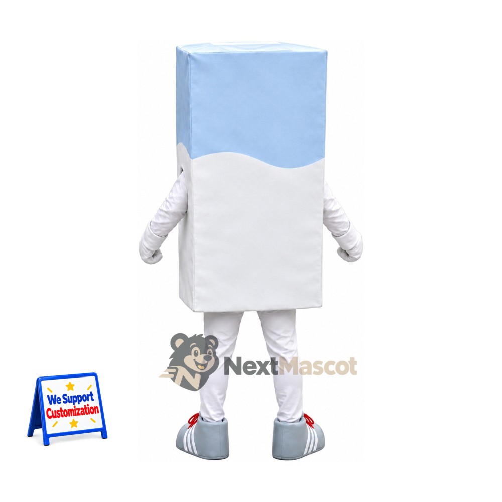 Ticket Mascot Costume - White