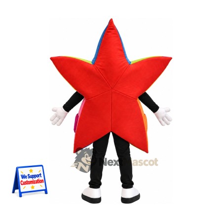 Star Mascot Costume - Red for School Events Star Mascot Costume - Red for School Events