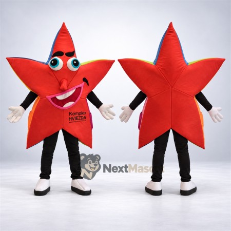 Star Mascot Costume - Red for School Events Star Mascot Costume - Red for School Events