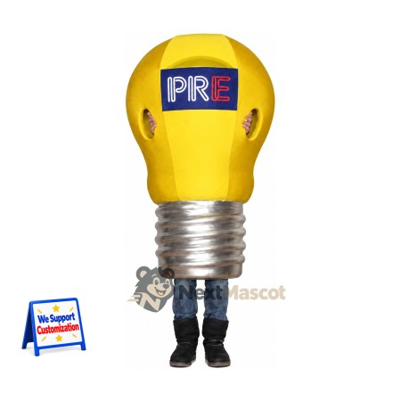 Bulb Mascot Costume - Light Bulb Mascot Costume - Light