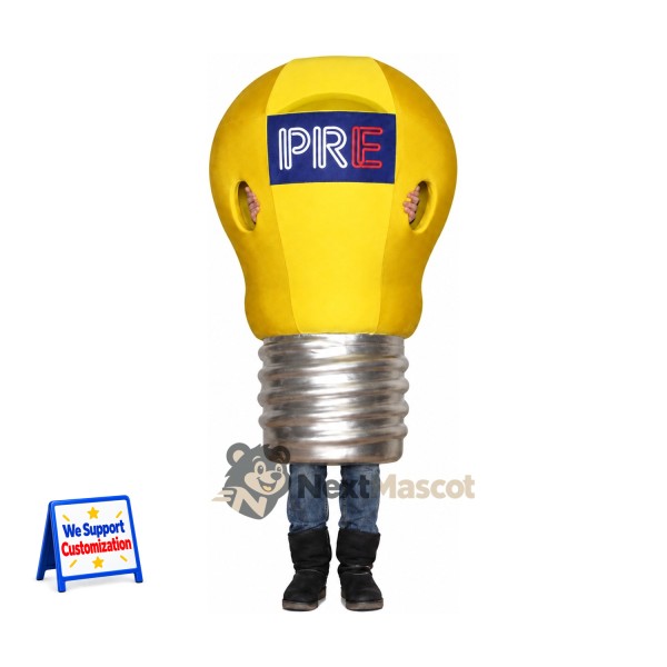 Bulb Mascot Costume - Light