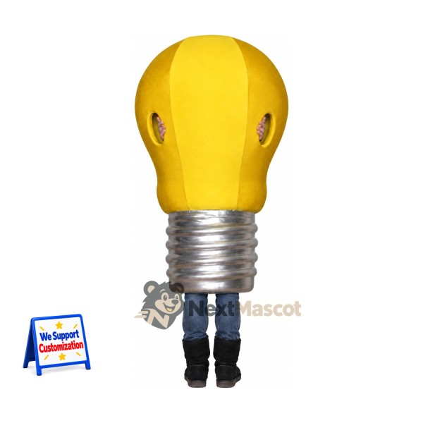 Bulb Mascot Costume - Light Bulb Mascot Costume - Light