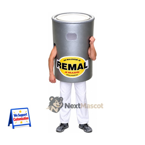 Paint Can Mascot Costume