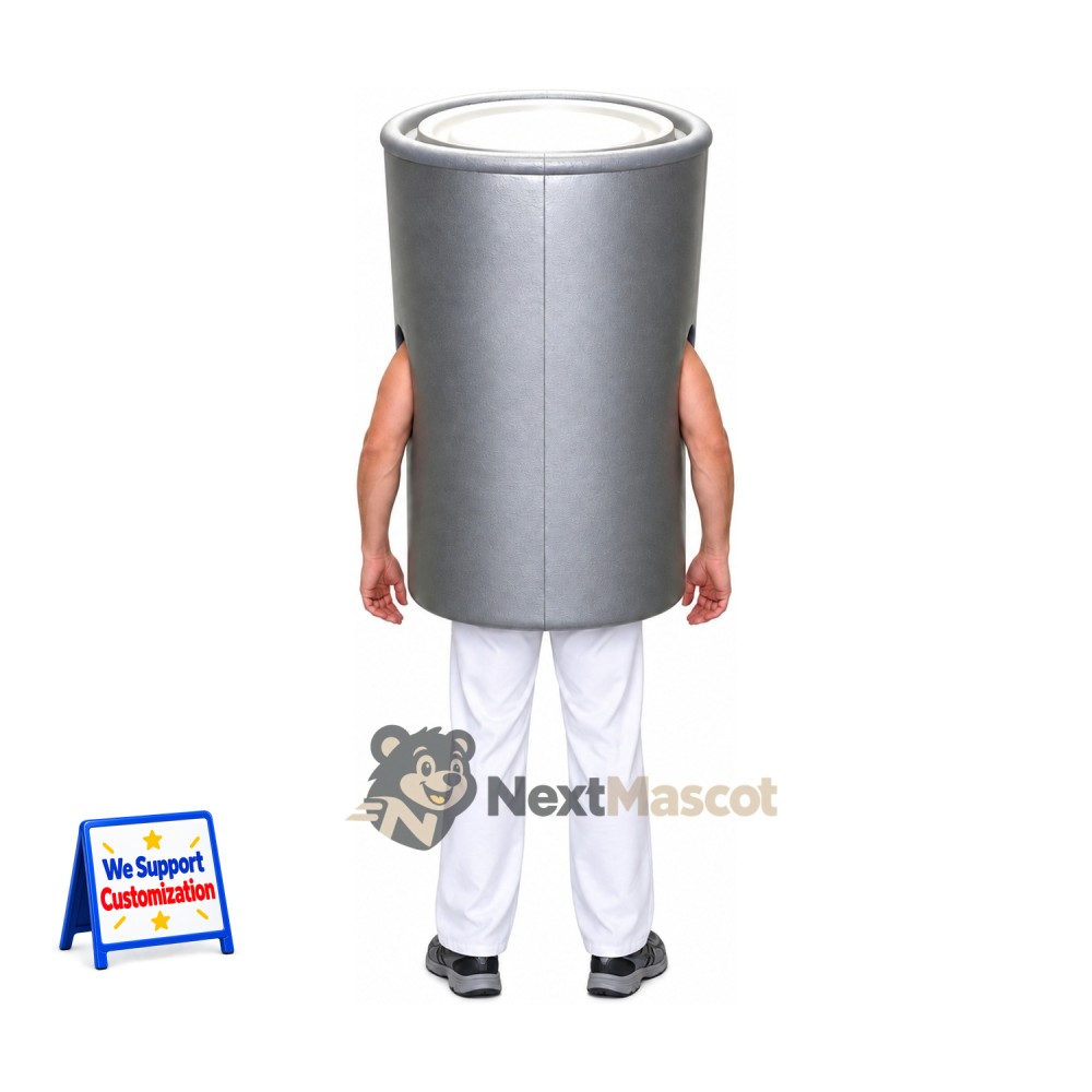 Paint Can Mascot Costume Paint Can Mascot Costume