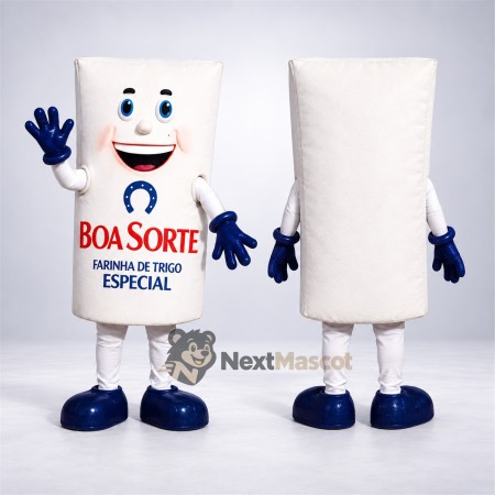Flour Bag Mascot Costume Flour Bag Mascot Costume
