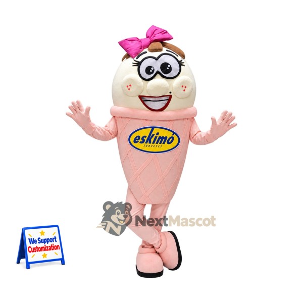 Yogurt Character Mascot Costume - Pink