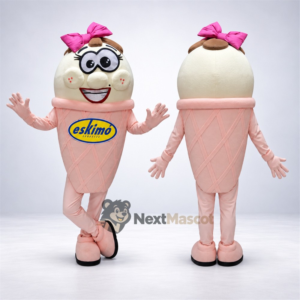 Yogurt Character Mascot Costume - Pink