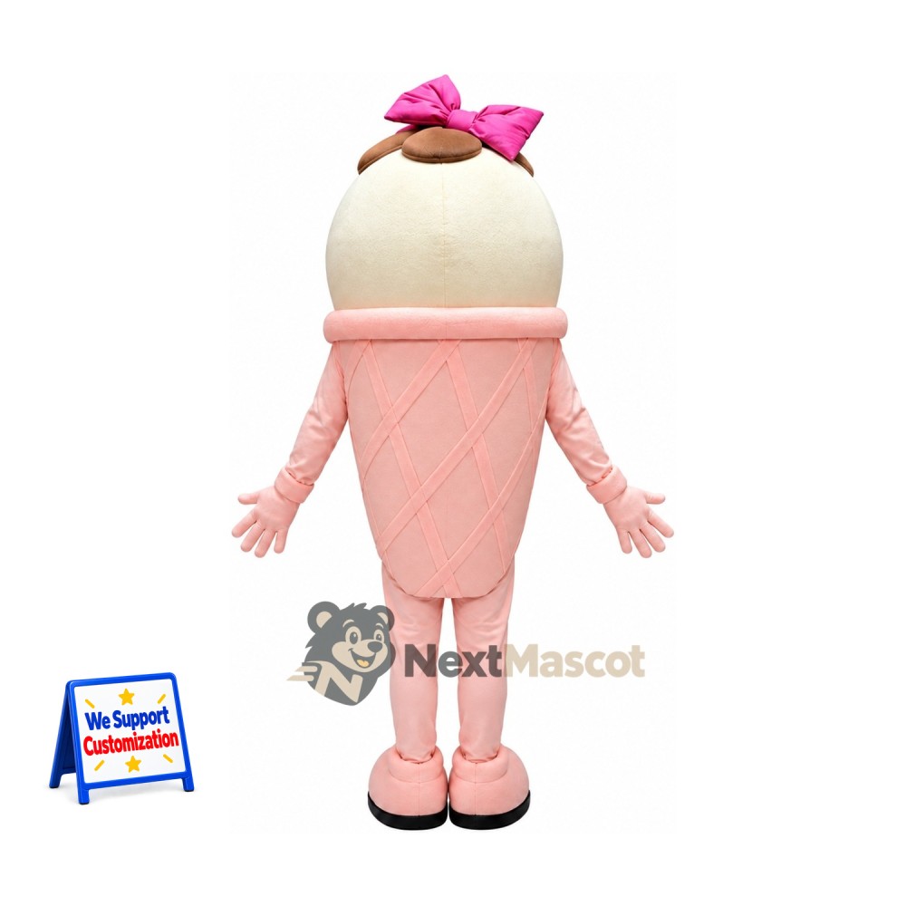 Yogurt Character Mascot Costume - Pink